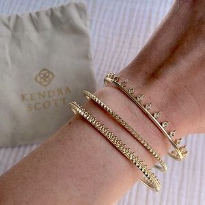 Kendra Scott ✨ 3 Piece Gold Bracelet Set ✨